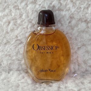 Calvin Klein OBSESSION for MEN eau de toilette SPLASH .5 fl oz Travel Size